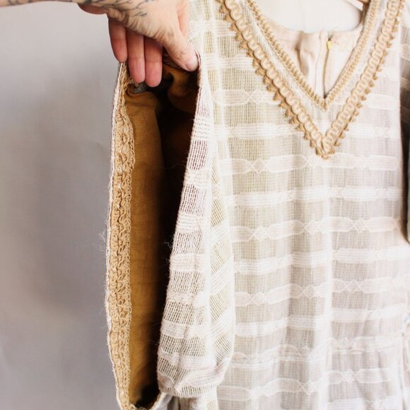 Vintage Mans Roman Style Costume Tunic, Worn by Richard Keil, Movie Wardrobe - Picture 6 of 11